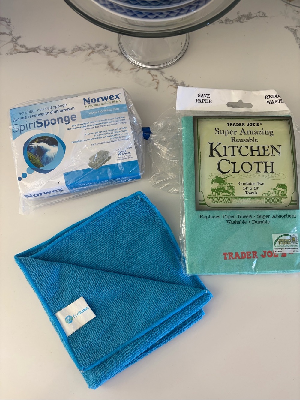 Norwex SpiriSponges Trader Joe’s Amazing Reusable Kitchen Cloth EcoSense LOT